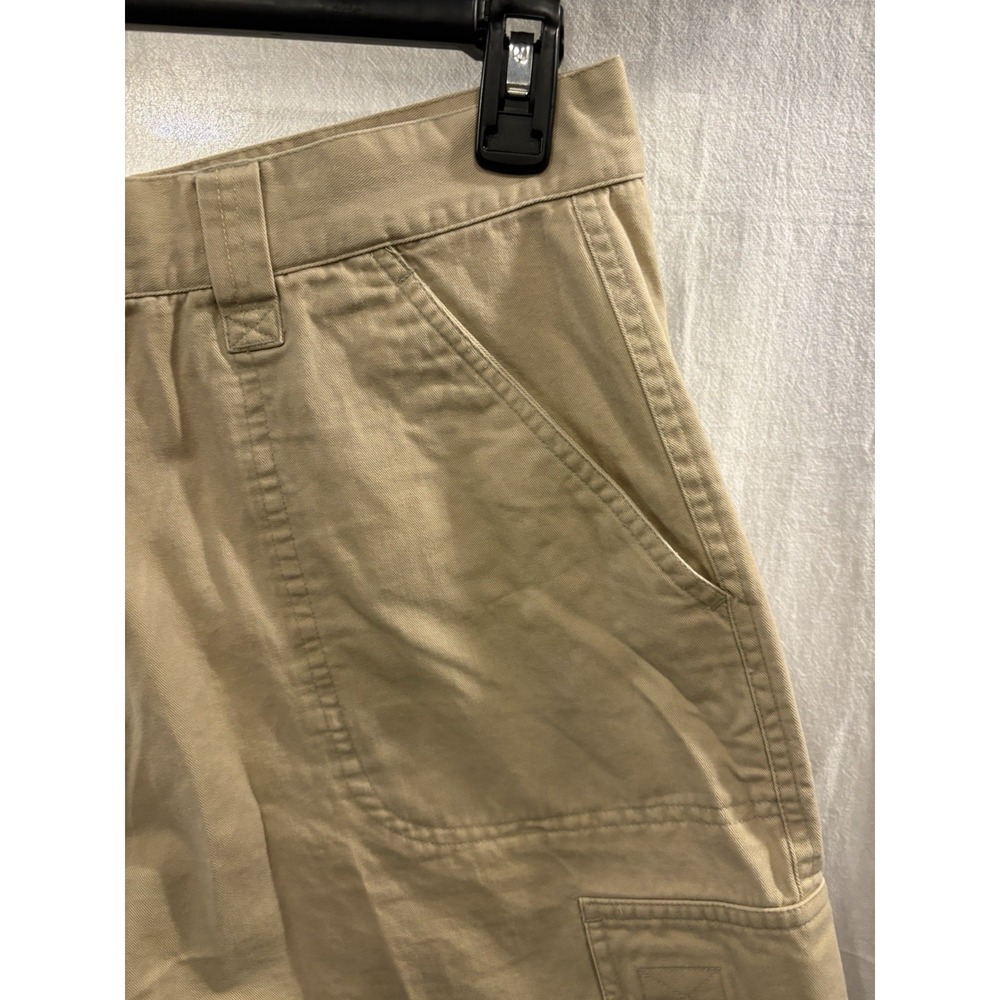 Vintage Stanley & Jo Jo Men's Cargo Shorts Size 36 Khaki 100% Cotton Y2K - Picture 2 of 11